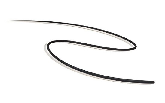 How does hydrophilic guidewire work?
